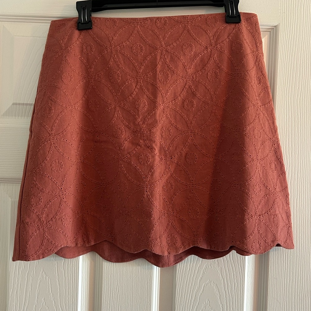 Elegant Rust Skirt